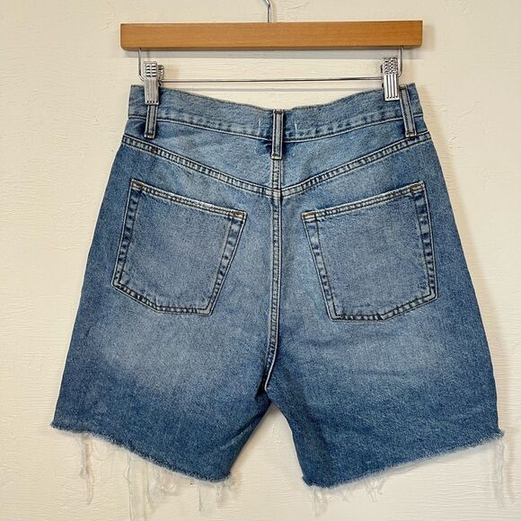NWT Lovers + Friends | Devon High Rise 90’s Denim Cutoff Shorts in Islandia - Picture 3 of 10